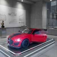 דגם רכב מתכתי ספורט | מכונית מיניאטורית יוקרתית | בהדמיה לרכב אמיתי