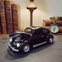 דגם רכב מתכתי לאספנים קלאסי | חיפושית קלאסית מיניאטורית | בהדמיה לרכב אמיתי