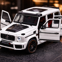 דגם רכב מתכתי Mercedes Brabus 800 G-Class | מכונית צעצוע יוקרתית | בהדמיה לרכב אמיתי