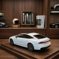 רכב מתכתי יוקרתי מכונית מיניאטורית | דגם מתכת לאספנים עם דלתות נפתחות