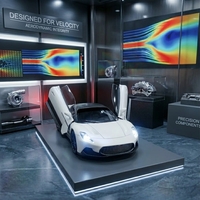 דגם רכב ספורט מתכתי לאספנים | מכונית יוקרה מיניאטורית | בהדמיה לרכב אמיתי