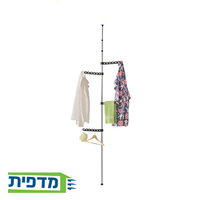 מתקן טלסקופי לתליית בגדים