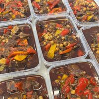 בשר ראש ברוטב מרוקאי חריף