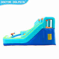 מתנפח בריכה+מגלשה Doctor Dolphin DD73002