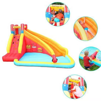 מתנפח מגלשות ובריכה דגם המבורגר Doctor Dolphin 83009