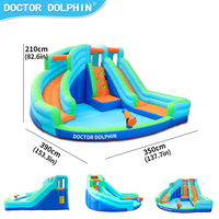 מתנפח בריכה+מגלשה Doctor Dolphin DD73002