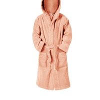 חלוק רחצה אפרסק 100% כותנה לילדים ונוער