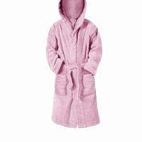 חלוק רחצה ורוד בייבי 100% כותנה לילדים ונוער