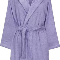 חלוק רחצה לילדים 100% כותנה צבע סגול