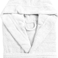 חלוק רחצה לילדים 100% כותנה צבע לבן