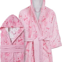 חלוקי רחצה לילדים 100% כותנה דגם ברבי