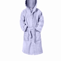 חלוק רחצה סגול 100% כותנה לילדים ונוער