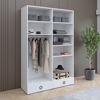 ארון בגדים מודרני – מראה שיש אפור