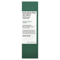 SOME BY MI AHA.BHA.PHA 30 Days Miracle Acne Clear Foam – קצף ניקוי פנים טיפולי לאקנה ופגמי עור (100m