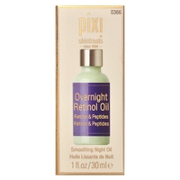 Pixi Overnight Retinol Oil – שמן רטינול לילה להחלקה וחידוש העור (Smoothing Night Oil) – 30 מ