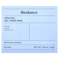 פדים ג'ל לטונר והרגעת העור Biodance Cera-Nol Gel Toner Pads (60 פדים / 140 גרם)