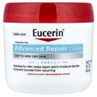 Eucerin Advanced Repair Cream – קרם גוף משקם ועשיר לעור יבש עד יבש מאוד (454 גרם)