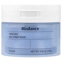 פדים ג'ל לטונר והרגעת העור Biodance Cera-Nol Gel Toner Pads (60 פדים / 140 גרם)