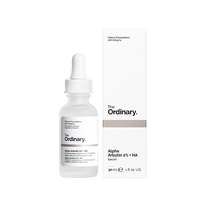 The Ordinary Alpha Arbutin 2% + HA – סרום עוצמתי להבהרת כתמים, טיפול בפיגמנטציה ואיזון גוון העור (30ml)