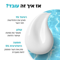 קרם רטינול לחידוש העור וטיפול בקמטים – Retinol Anti-Aging Cream