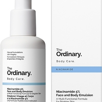 The Ordinary Niacinamide 5% Face and Body Emulsion – תחליב ניאצינמיד 5% לפנים ולגוף להבהרה, איחוד גוון וחיזוק העור (100ml