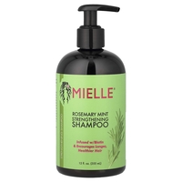 Mielle Rosemary Mint Strengthening Shampoo – שמפו רוזמרין ומנטה לחיזוק וצמיחת השיער (מועשר בביוטין) – 355 מ