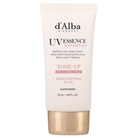 קרם הגנה ומיישר גוון ורוד d'Alba Tone-Up Sunscreen (SPF 50+ / 50 מ