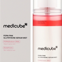 Medicube PDRN Pink Glutathione Serum Mist – תרסיס סרום פרימיום להארה ואפקט 