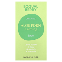 EQQUALBERRY Green Aid Aloe PDRN Calming Serum – סרום הרגעה ושיקום עוצמתי עם אלוורה ו-PDRN (30ml)