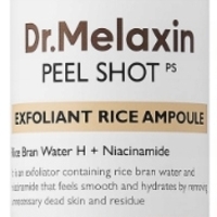Dr.Melaxin Peel Shot Exfoliant Rice Ampoule – אמפולת פילינג אורז להארה, לחות וזוהר טבעי