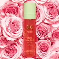 Pixi Rose Glow Mist – תרסיס לחות וזוהר מועשר ב-7 שמני פרחים (Antioxidant Botanical Boost) – 80 מ