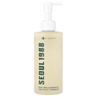 K-SECRET SEOUL 1988 Cleansing Oil: Pine Cica 1% + Probiotics – שמן ניקוי מרגיע להסרת איפור, לכלוך ואיזון מחסום העור (200ml)