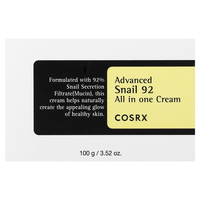 COSRX Advanced Snail 92 All In One Cream – קרם לחות רב-תכליתי לשיקום, הזנה ומראה עור זוהר (100g)