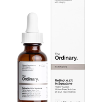 The Ordinary Retinol 0.5% in Squalane – סרום רטינול טהור לחידוש העור, טשטוש קמטים ושיפור המרקם (30ml)