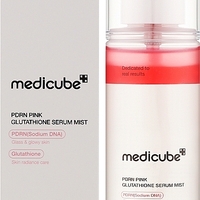 Medicube PDRN Pink Glutathione Serum Mist – תרסיס סרום פרימיום להארה ואפקט 