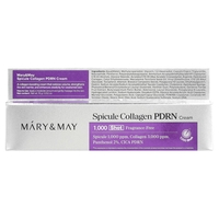 קרם פנים קולגן וספיקולות MARY & MAY Spicule Collagen PDRN Cream (1,000 Shot)