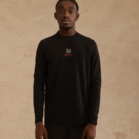 EMPORIO VALENTINI  -  טי-שירט שרוול ארוך בצבע שחור עם הדפס גרפי EMPV.VLNT