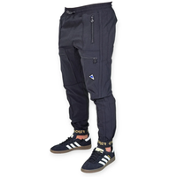 CROCKER - מכנס דגמח בד ניילון צבע שחור