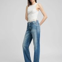 REPLAY -  ג׳ינס נשים בגזרה רחבה בצבע כחול בהיר