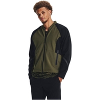 Under Armour- סווטשירט פונקציונלי לגברים דגם UNSTOPPABLE BOMBER ירוק