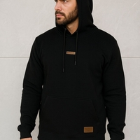 PIERRE CARDIN - PIERRE CARDIN -קפוצ'ון עם לוגו BLACK