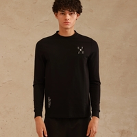 EMPORIO VALENTINI  - טי-שירט שרוול ארוך בצבע שחור