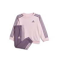 ADIDAS - סט טרנינג ADIDAS  לילדים צבע ורוד/שיבי