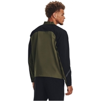 Under Armour- סווטשירט פונקציונלי לגברים דגם UNSTOPPABLE BOMBER ירוק