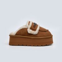 REPLAY - כפכפי מיול פלטפורמה לנשים בצבע חום