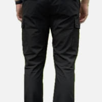 CROCKER - מכנס דגמח ניילון שחור