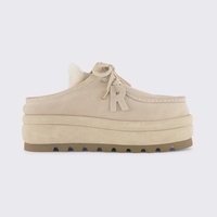 REPLAY - כפכף פרווה פלטפורמה בצבע ב