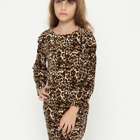 שמלה מנומרת עם גב פתוח - FLIPPER