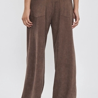 REPLAY - מכנסיים קורדרוי לנשים בצבע חום