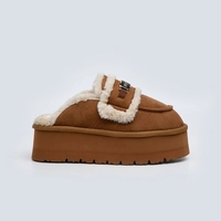 REPLAY - כפכפי מיול פלטפורמה לנשים בצבע חום